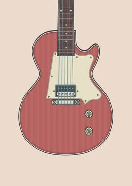 Red Junior LP Guitar