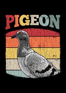 Retro Pigeon Lover Present