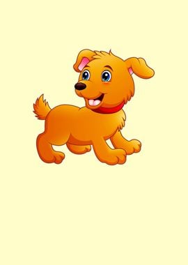 Cute Dog Cartoon Pet Funny