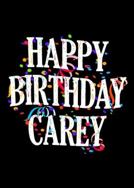 Happy Birthday Carey