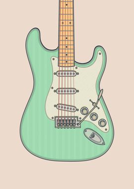 Surf Green Strat