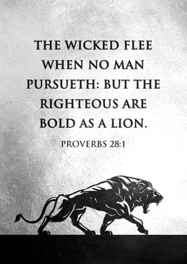 Proverbs 28 1