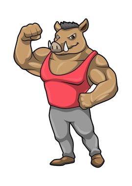 Boar Bodybuilding Muscles