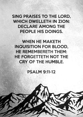 Psalm 9 11 12