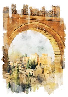 Alhambra Watercolor