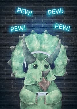 Pew Pew Triceratops