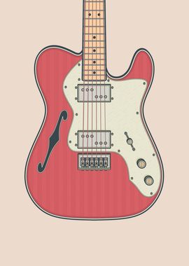 Candy Apple Red Thinline