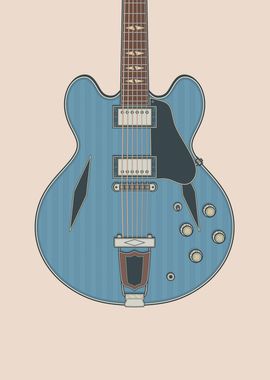 Pelham Blue HB Guitar