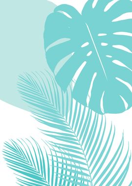 Minimal Monstera Palm 10a