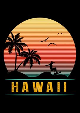 Hawaii Retro 70s Surf