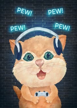 Pew Pew Cat