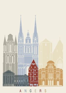 Angers skyline poster