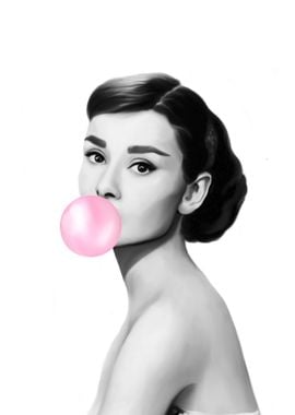 Audrey Hepburn Art