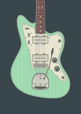 Surf Green JMaster Guitar