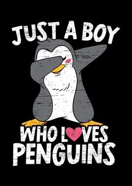 A Boy Who Loves Penguins