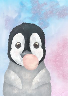 Dreamy Penguin bubble gum