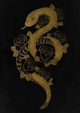 Golden Snake Minimalist