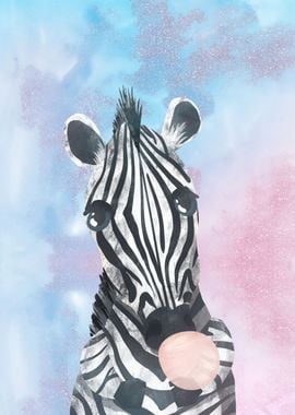 Dreamy Zebra bubble gum