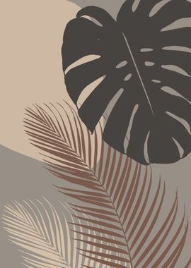 Minimal Monstera Palm 12