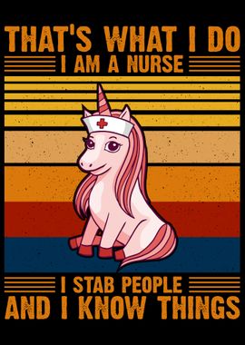 Cute Unicorn Nurse