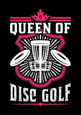 Queen Of Disc Golf Player