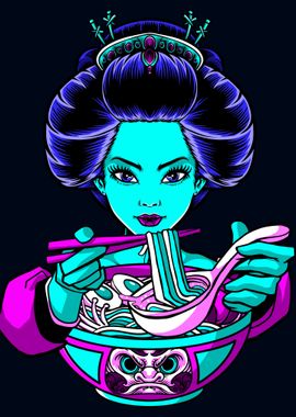 Geisha Ramen Aesthetic