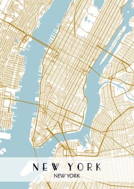 New York City Map USA