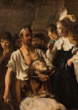 Salome receives the head