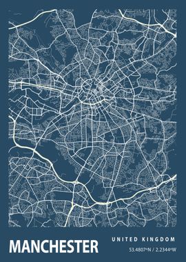 Manchester City Map 