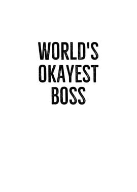 Worlds Okayest Boss