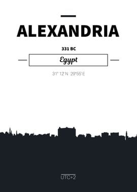 Alexandria Egypt skyline