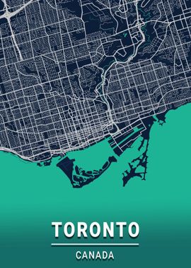 Toronto City Map Canada