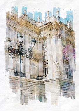 Royal Palace Watercolor