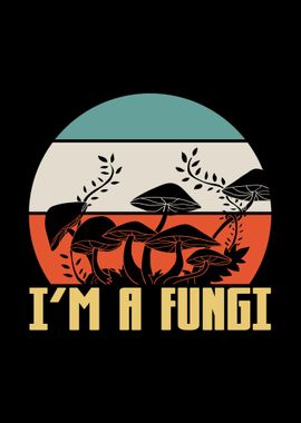 Fungi Mushroom Retro