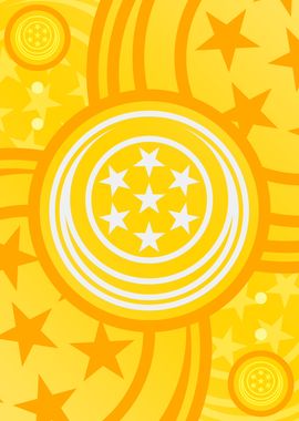 Happy Yellow Orange Glyph