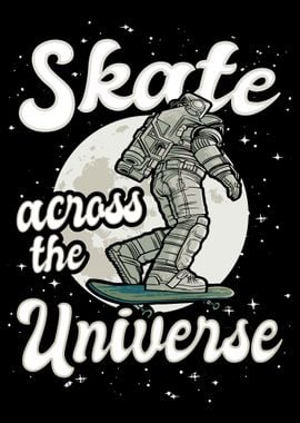 Skating astronaut skater