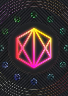 Neon Glyphs Mandalas Runes