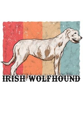 Irish Wolfhound Retro