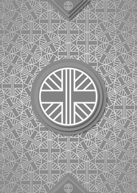 Geometric Glyph Pattern