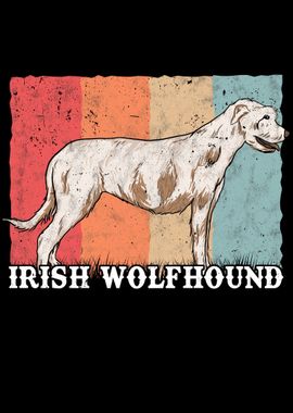 Irish Wolfhound Retro