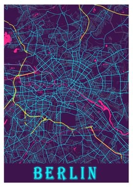 Berlin City Map Germany