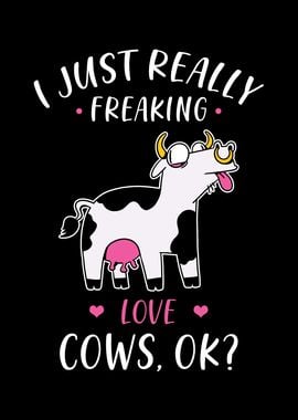 Cow Cows Love Funny