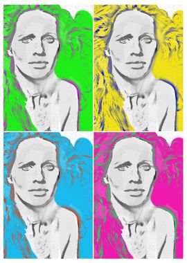 Liv Ullmann Pop Art