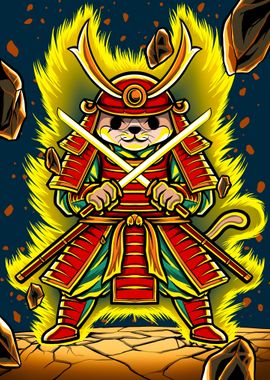 Samurai cat