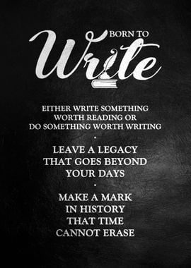 Born to Write