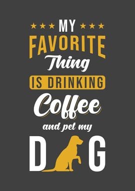 Coffee And Dogs Saying