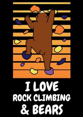 Rock Climbing Bear