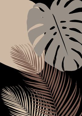 Monstera Palm Night