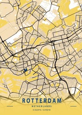 Rotterdam City Map