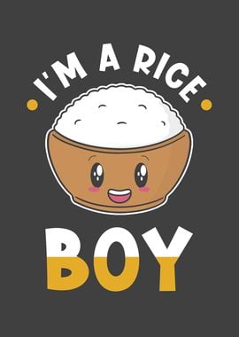 Kawaii Rice Funny Pun Rice